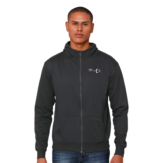 Avaya Charcoal Zipper Hoodie - India