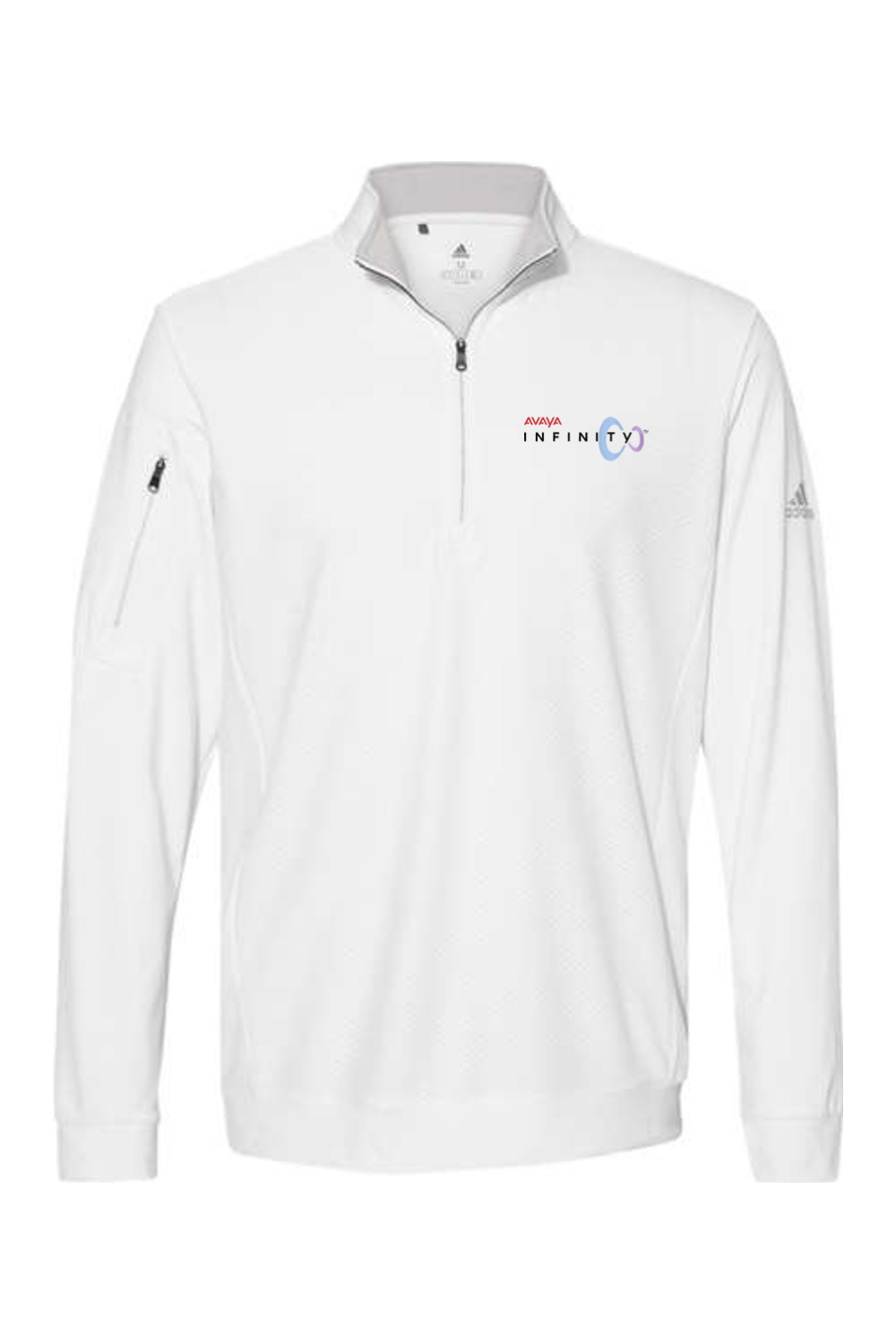 Adidas Performance Textured Quarter-Zip Pullover