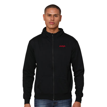 Avaya Charcoal Zipper Hoodie - India