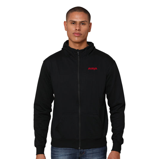 Avaya Black Zipper Hoodie - India