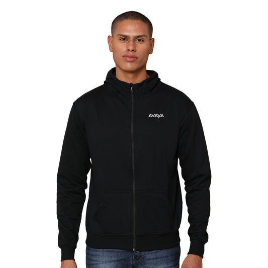 Avaya Black Zipper Hoodie - India