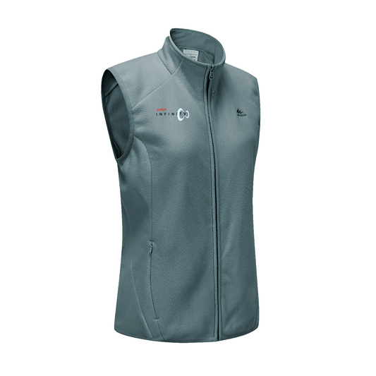 QUECHUA Women’s Charcoal Mountain Walking Fleece Vest - India