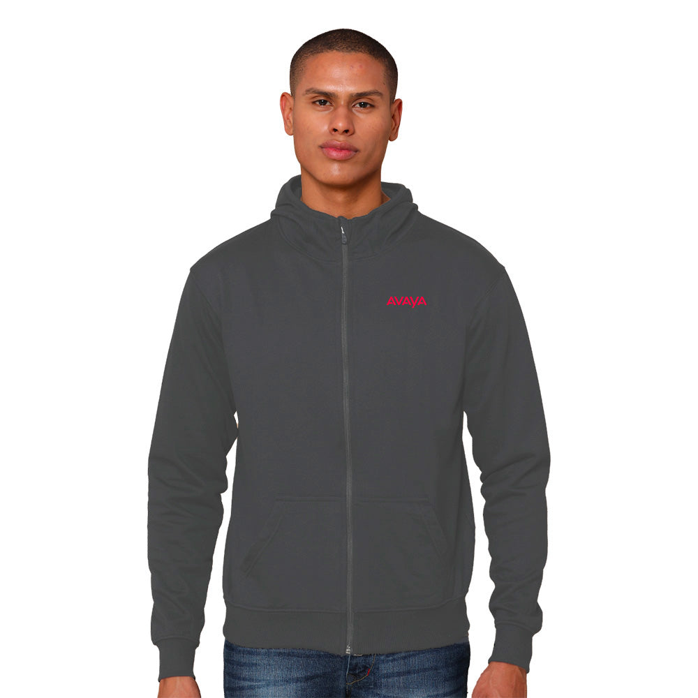Avaya Charcoal Zipper Hoodie - India