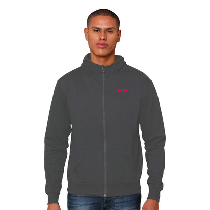 Avaya Charcoal Zipper Hoodie - India