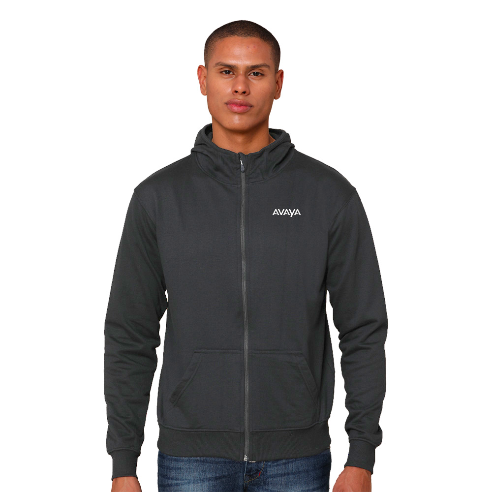 Avaya Charcoal Zipper Hoodie - India