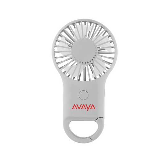 Rechargeable Handheld Fan With Carabiner
